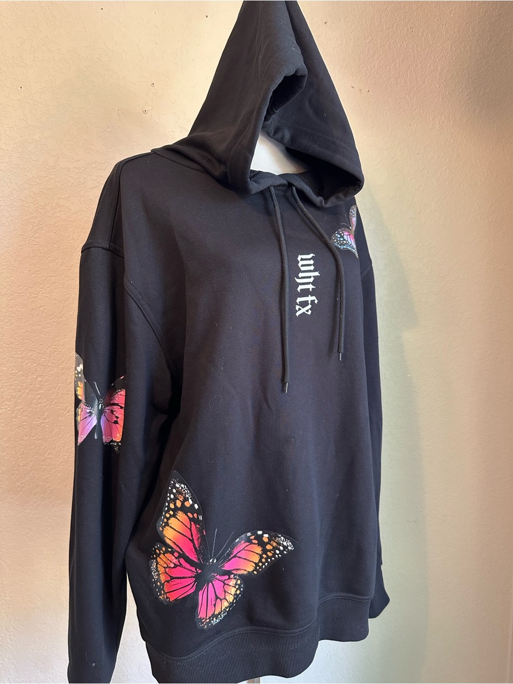 White Fox Butterfly Hoodie